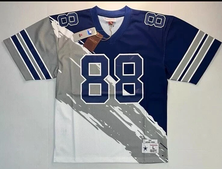 Camiseta deportiva de los Dallas Cowboys Michael Irvin Mitchell & Ness edición especial talla grande  Foto 1 de 3