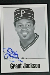 Grant Jackson Pittsburgh Pirates Signed Autograph 3x5 Photo - Picture 1 of 3