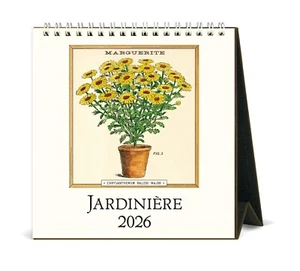 Cavallini & Co. Jardiniere 2026 Staffelei Schreibtischkalender, 6,5"x6,5" - Bild 1 von 6