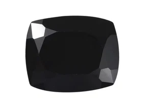 Natural Black Spinel Loose Gemstone in Cushion Shape 11x9mm. 1A. 3,97 ct. Boxed - Picture 1 of 3