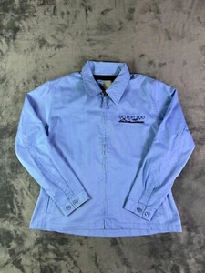 Vintage Detroit Zoo Blue Generation Women’s Zip Jacket Ladies M Light Blue Work - Picture 1 of 5