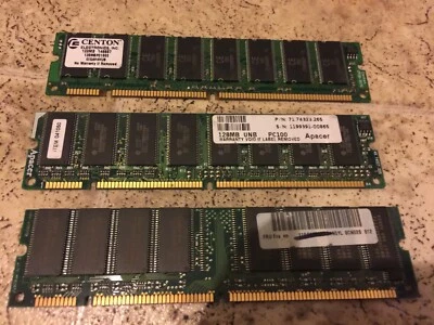 Centon 128MB PC100 SDRAM - DIMM 16x64-10ns - 128MBPC1002 BRAND - Image 1 of 2