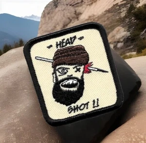 Sniper Head Shot Patch Embroidered Fits For VELCRO® BRAND Loop Fastener - Picture 1 of 5