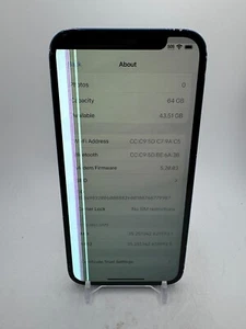 Apple iPhone 12 - Blue - 64GB - *AS-IS FOR SALVAGE/PARTS/DISASSEMBLY* - Picture 1 of 6