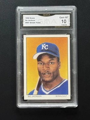1990 Score Bo Jackson #687 Dream Team Gem 10 Foto 1 de 2
