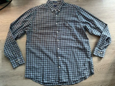 Gant Men’s Blue Check Cotton Long Sleeve Shirt - Size XXL / 2XL - Image 1 of 4