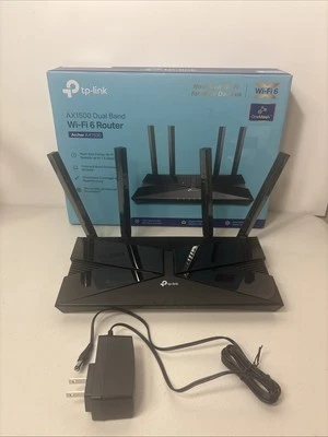 TP-Link AX1500 Dual-Band Wi-Fi 6 Router Open box - Image 1 of 4