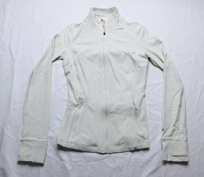 Chaqueta para mujer Peloton x Lululemon cremallera completa Define Nulu LB3 Bone W4CFOS talla 4 Foto 1 de 4