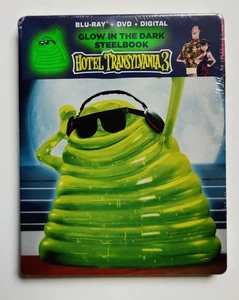 Hotel Transylvania 3 Glow in the Dark Steelbook - Blu-ray + DVD + Digital  *NEW* - Imagen 1 de 3