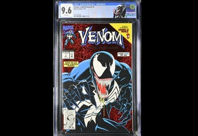 Venom Lethal Protector 1 Etiqueta de ruptura retirada - 1er título en solitario - Calificación CGC 9,6 Foto 1 de 4