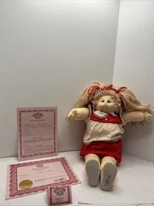 Cabbage Patch 1984 Little People Soft Sculpture Doll Xavier Roberts Sharlene - Picture 1 of 10