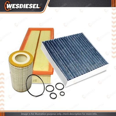 Wesfil Filter Service Kit fits Mercedes Benz SLK280 SLK300 SLK350 SLK55 AMG R171 - image 1 of 2