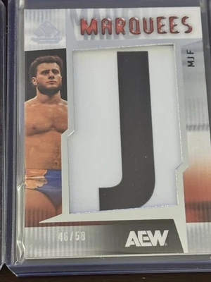 MJF /50 Marquees AEW SP Game Used - Image 1 of 2