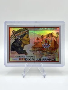 Moneda de verano 2025 Cardsmiths 10000 francos CFP holofoil de doble cara/210 - Imagen 1 de 2