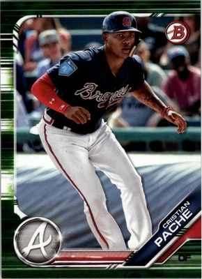 2019 Bowman Prospects Camo #BP62 Cristian Pache - BB - Image 1 of 2