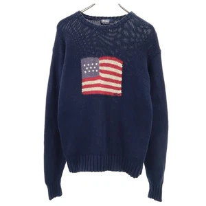 Polo di Ralph Lauren stelle e righe vecchie stelle e righe manica lunga swe... - Foto 1 di 8