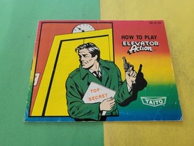 Nintendo NES Instruction Manual Elevator Action