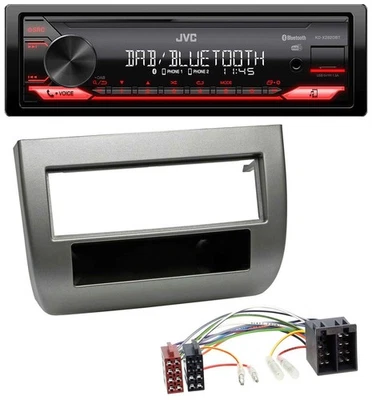 JVC Bluetooth USB DAB MP3 Autoradio für Lancia Y (843 03-11) anthrazit - Bild 1 von 4