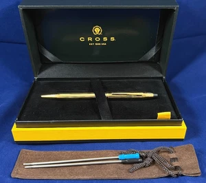 CROSS 23k GOLD-PLATED CLASSIC CENTURY BALLPOINT PEN  #AT0082-156 - Picture 1 of 9