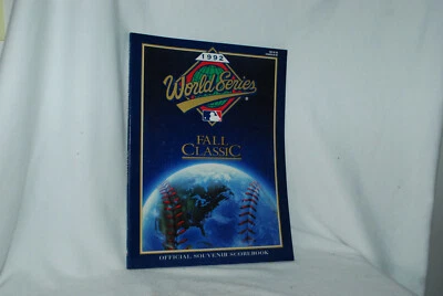 1992 MLB World Series Fall Classic Official Souvenir Program Blue Jays/Braves - Image 1 of 4