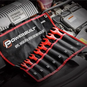 Powerbuilt 8-Piece Open End Insulated VDE Wrench Set, Rated for 1000V - Picture 1 of 3