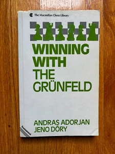 Winning With the Grunfeld by Andras Adorjan & Jeno Dory (Chess Book) - Imagen 1 de 3