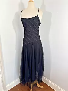 Patra Kleid Damen 8 schwarz Tull Asym Gypsy Fairy Grunge Witchy Whimsigoth Y2K - Bild 1 von 10