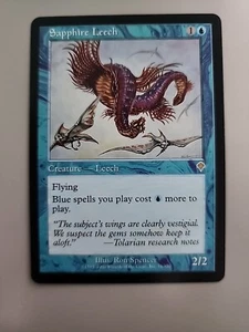 Magic The Gathering Sapphire Leech Invasion 71/350 regular raro - Imagen 1 de 1