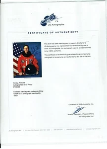 STS-38 NASA Space Shuttle Astronaut RICHARD COVEY Signed Autograph Photo COA !! - Picture 1 of 2
