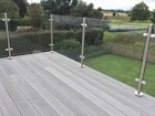 10mm Glass & Brushed SS316 Stainless Steel Marine Grade Balustrade Posts Balcony