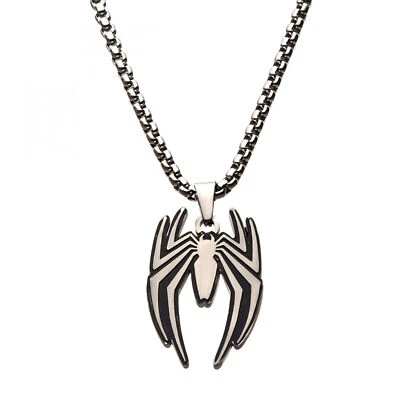 Spider-Man Game Logo Pendant Necklace Multi-Color - Image 1 of 4