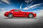 Leinwand Bild Mercedes-Benz Rot SLS AMG Roadster R 197 C197 Gran-Tourismo-Coup