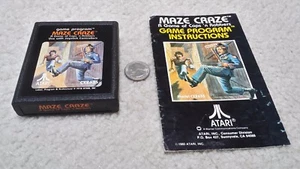Atari 2600, MAZE CRAZE: A Game of Cops and Robbers, cartucho con manual - Imagen 1 de 7
