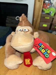 Super Mario Donkey Kong Plush Stuffed Animal 8" Nintendo Collectible New w/ Tags - Picture 1 of 13