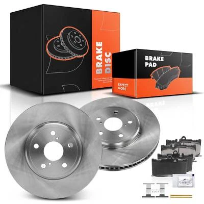 Rotor de freno de disco delantero y pastillas de freno de cerámica para Lexus LS430 2001-2006 V8 4,3 L Foto 1 de 4