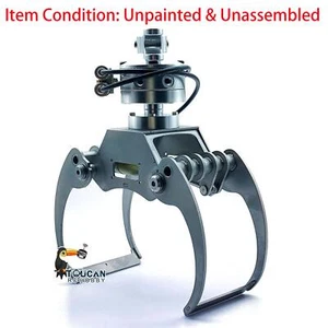 Metal Hydraulic Claw for 1/14 RC Crane Dump Truck Dumper Construction Vehicle - Picture 1 of 4