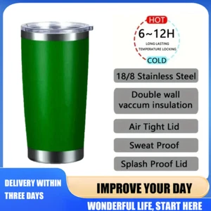 20 Oz Insulated Stainless Steel Travel Mug, Perfect for Coffee & Beverages! - Picture 1 of 6