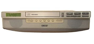 SONY ICF-CD523 C Kitchen Clock Radio UNDER CABINET AM FM CD Player Tested VGC A+ - Picture 1 of 10