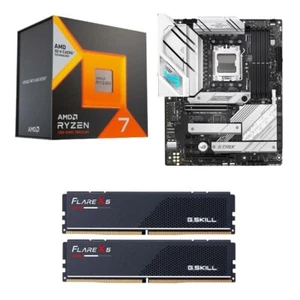 🔥AMD Ryzen 7 7800X3D-ASUS B650-A ROG Strix WiFi-G.Skill Flare X5 32GB D5 BUNDLE - Picture 1 of 4