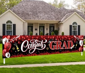 2025 Graduation Decorations-Congrats Grad Yard Sign Banner Decoration for Cla - Picture 1 of 3