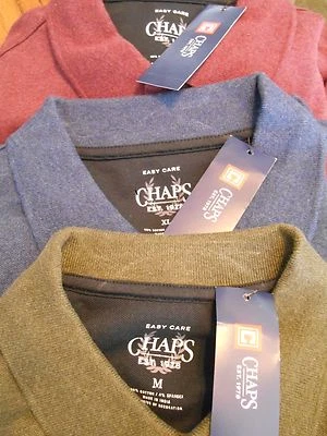 Polo Chaps Mezcla Algodón Color Sólido Manga Larga SR$55 NUEVO Foto 1 de 4