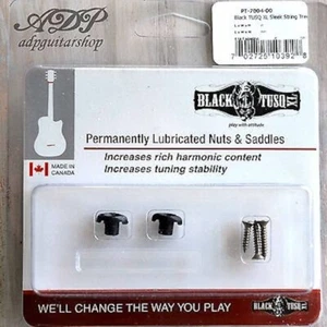 Passe Cordes Sleek String Trees Graph Tech Black TUSQ XL Fits Fender PT-7004