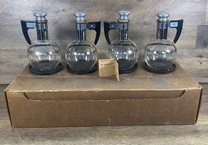 Vintage Inland Glashütte Karafetten & Untersetzer Kaffeeservice 4 Stück mit orig. Box - Bild 1 von 10