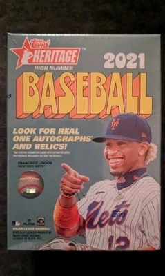 Topps Heritage 2021 Box Baseball Cards 72 Cards Per Box - Image 1 of 4