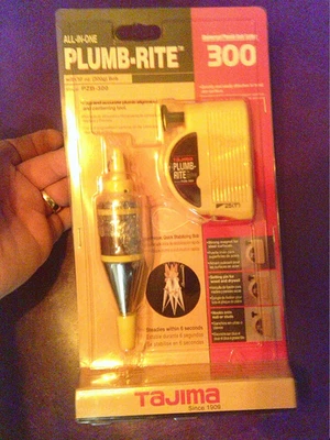 Tajima Todo en Uno Plumb-Rite 300 Plumb Bob PZB-300 Foto 1 de 2