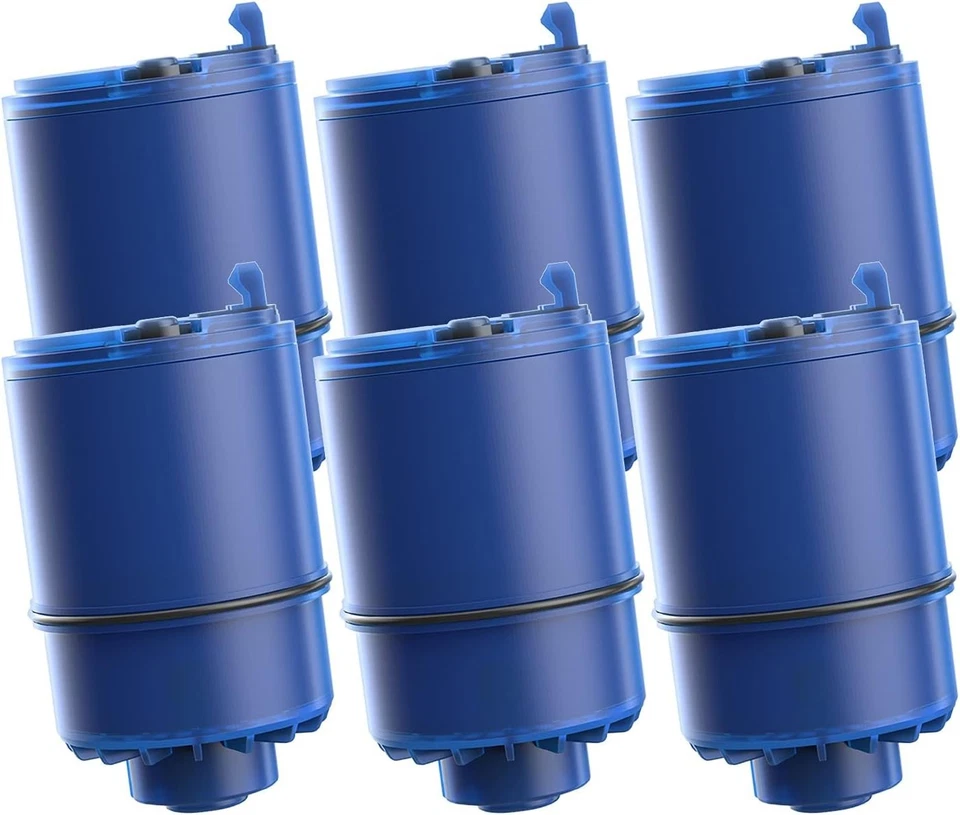 AQUA CREST 6 Pack Faucet Filter Replacement for All PUR®Plus, NSF 42 Certified - Image 1 of 4