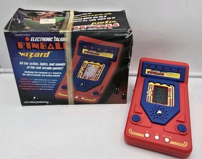 Talking Pinball Wizard Electronic Game Video Technology 1988 Tested and Working - Image 1 of 4