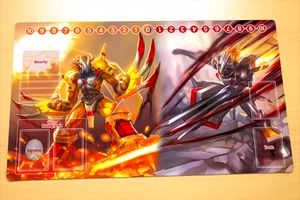 No.173# Digimon Juego de Cartas Alfombra de Juego WarGreymon BlackWarGreymon X Alfombrilla DTCG Personalizada - Imagen 1 de 2