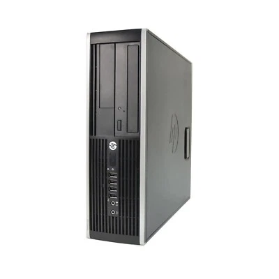 FAST HP Elite 8200 SFF Desktop PC - i5 2nd Gen 8GB RAM 256GB SSD WiFi - W10 Pro - Image 1 of 4