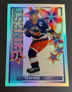 1995-96 Topps Keith Tkachuk Mystery Finest Refractor #M14 - Winnipeg Jets - Picture 1 of 2